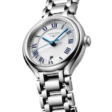 Longines PrimaLuna 30mm Ladies Watch Silver