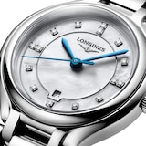 Longines PrimaLuna 30mm Ladies Watch White Mother Of Pearl