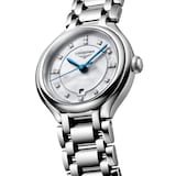 Longines PrimaLuna 30mm Ladies Watch White Mother Of Pearl