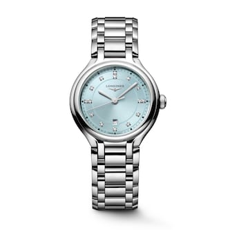 Longines PrimaLuna 30mm Ladies Watch Blue