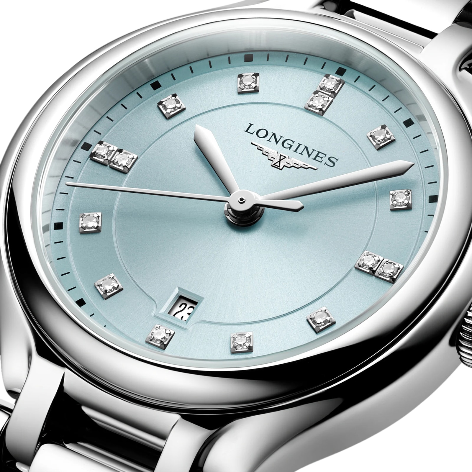 Longines PrimaLuna 30mm Ladies Watch Blue