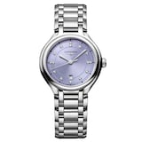 Longines PrimaLuna 30mm Ladies Watch Purple