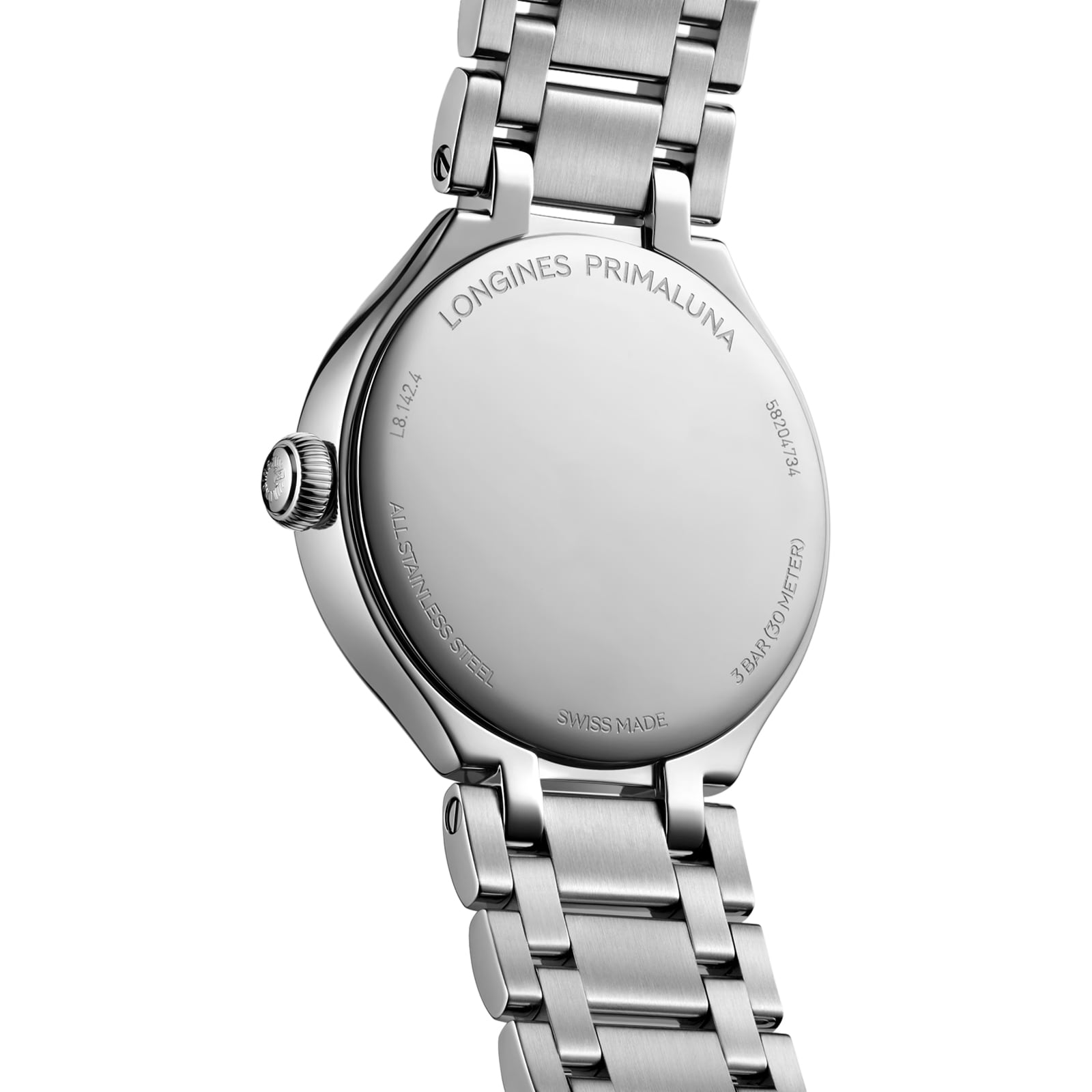 Longines PrimaLuna 30mm Ladies Watch Purple