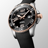 Longines HydroConquest 43mm Mens Watch Black