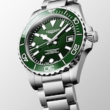 Longines HydroConquest 39mm Mens Watch Green