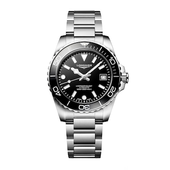 HydroConquest 39mm Mens Watch Black