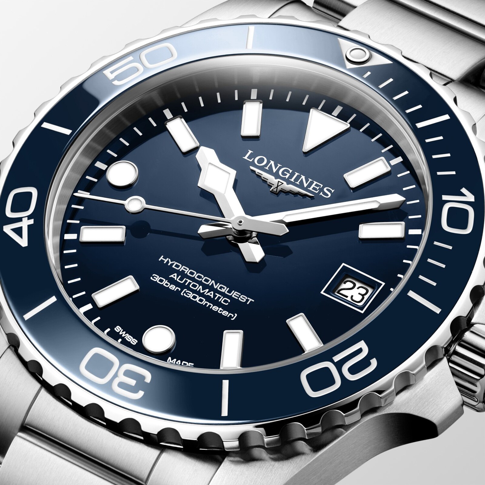 Longines HydroConquest 39mm Mens Watch Blue L37794966 | Mayors