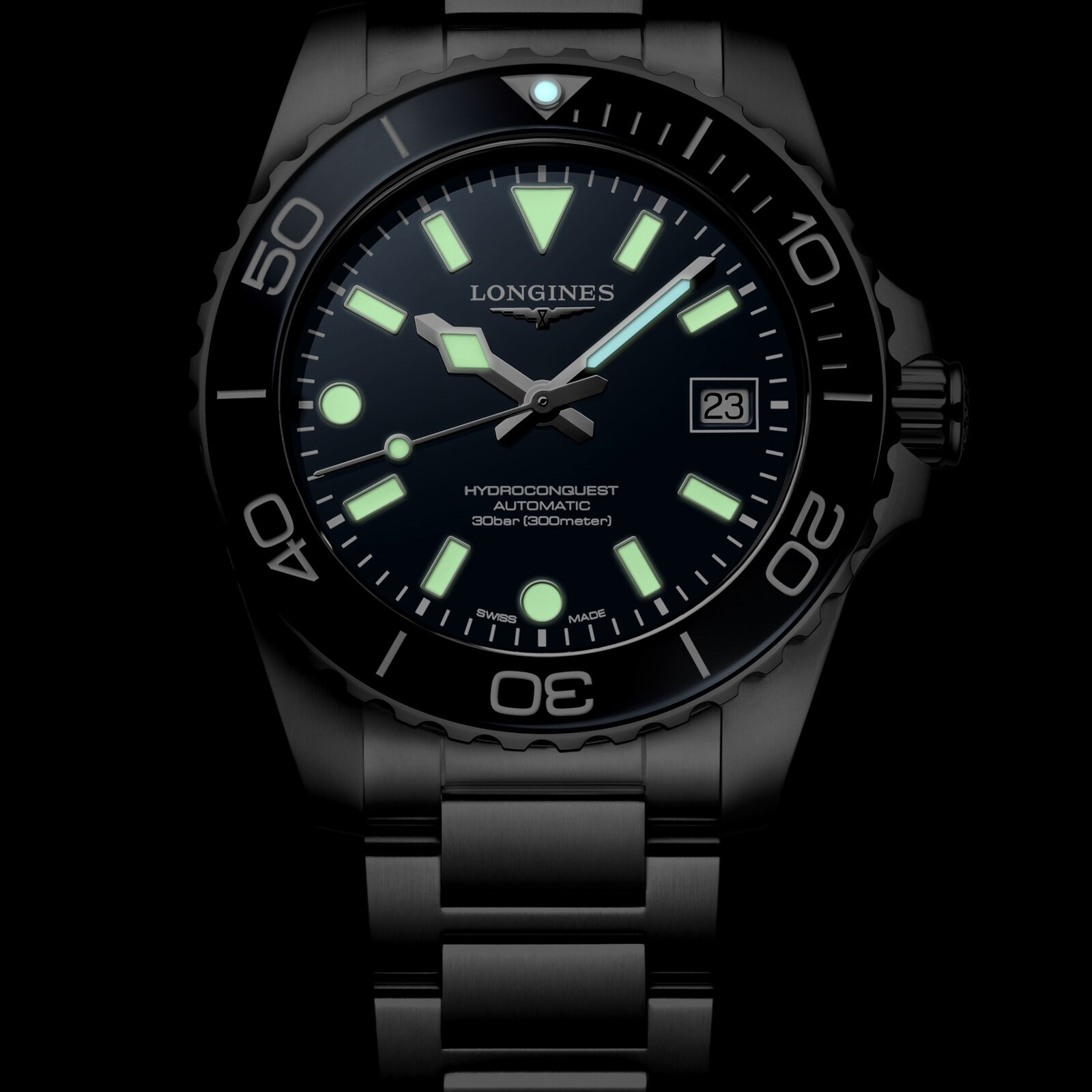 Longines HydroConquest 39mm Mens Watch Blue L37794966 | Mayors