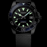 Longines HydroConquest 39mm Mens Watch Black Mesh