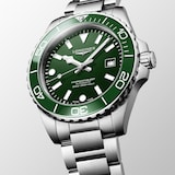Longines HydroConquest 42mm Mens Watch Green
