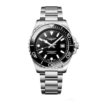 Longines HydroConquest 42mm Mens Watch Black