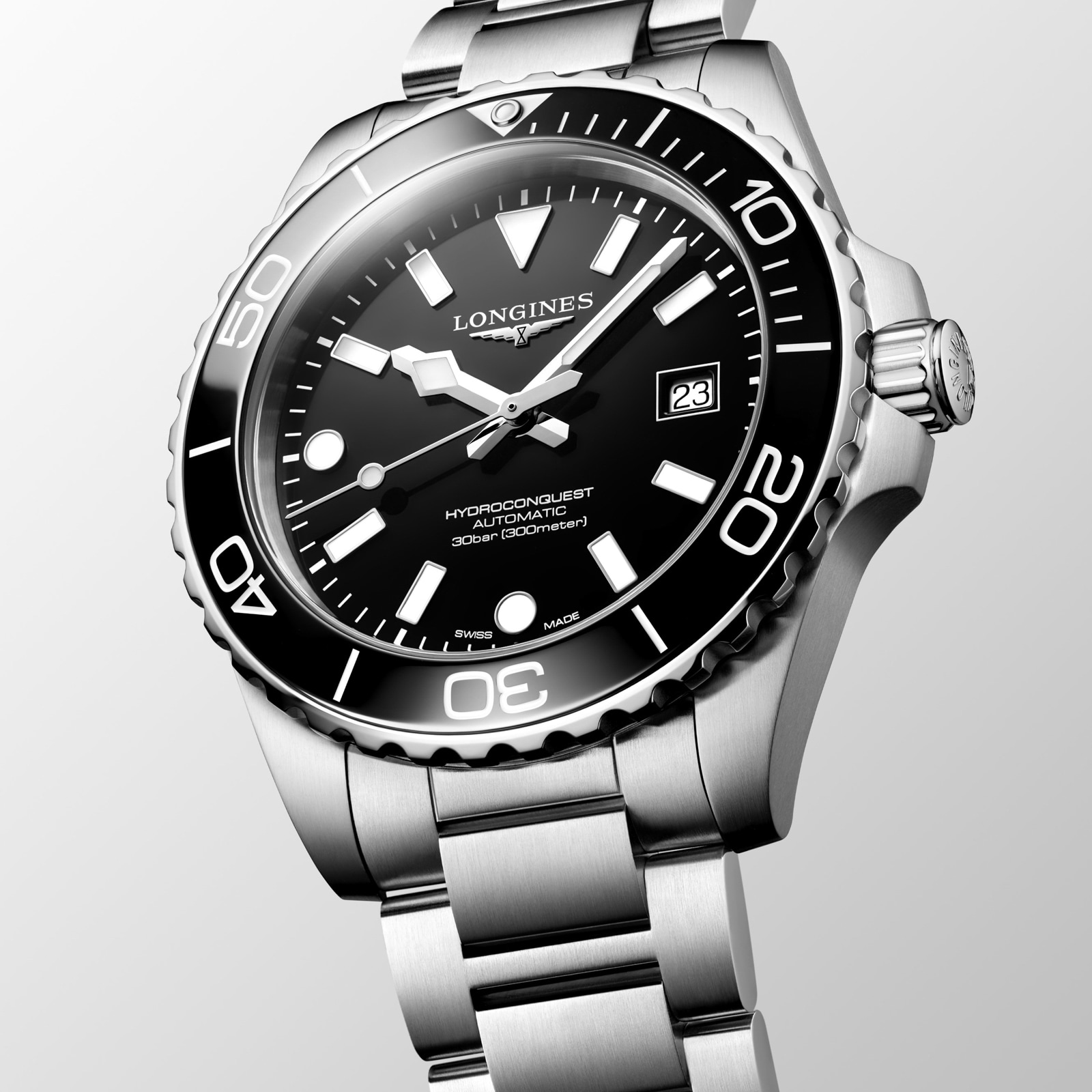 Longines HydroConquest 42mm Mens Watch Black Longines HydroConquest 42mm Mens Watch Black