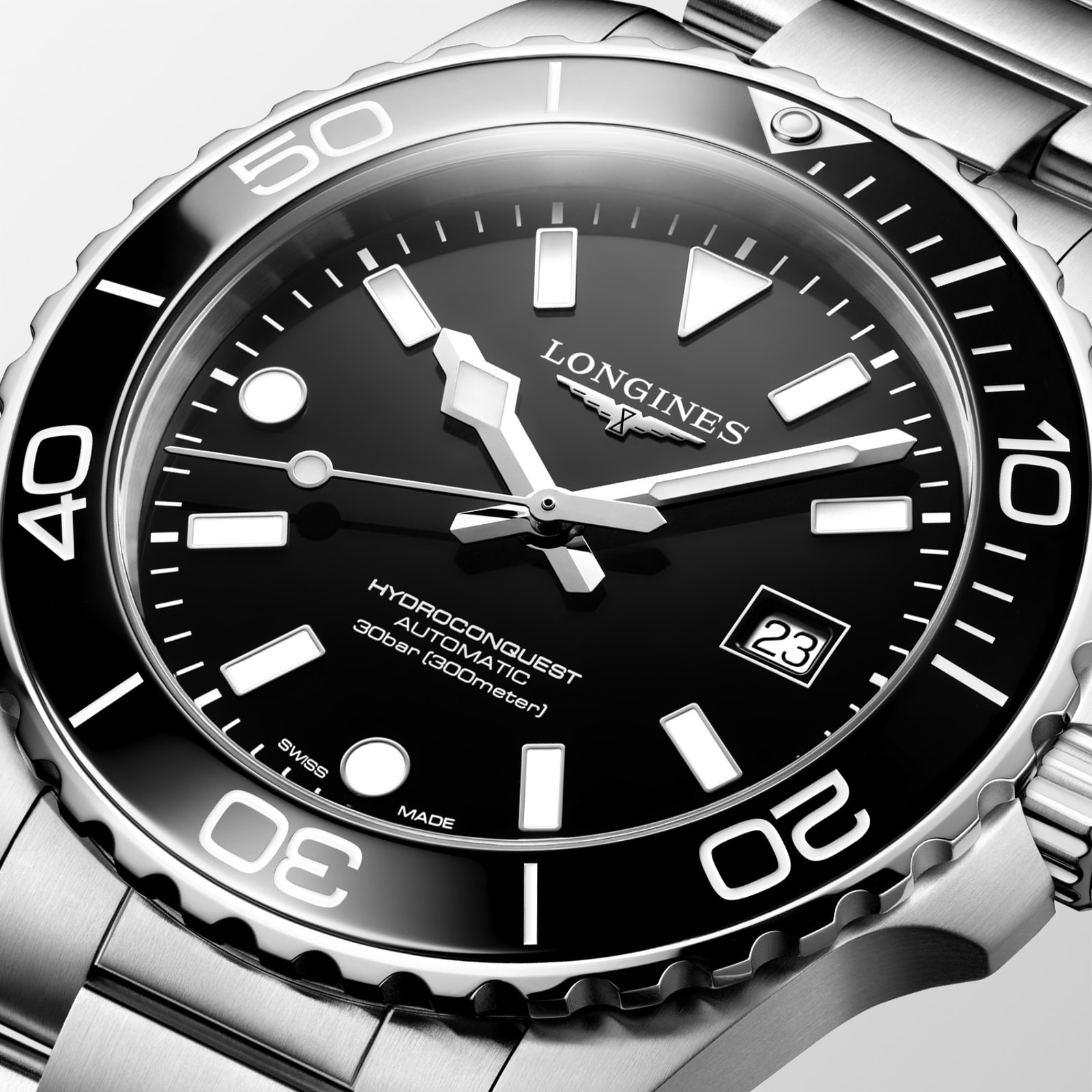 Longines HydroConquest 42mm Mens Watch Black Longines HydroConquest 42mm Mens Watch Black