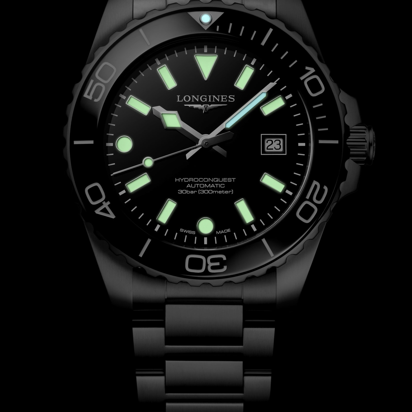 Longines HydroConquest 42mm Mens Watch Black Longines HydroConquest 42mm Mens Watch Black