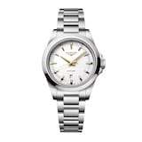Longines Conquest Quartz 30mm Ladies Watch White