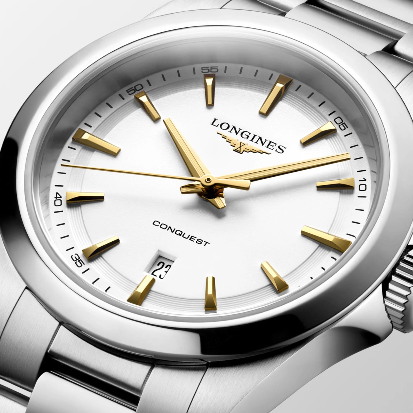 Longines HydroConquest Quartz 30mm Ladies Watch White Longines HydroConquest Quartz 30mm Ladies Watch White