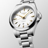 Longines Conquest Quartz 30mm Ladies Watch White