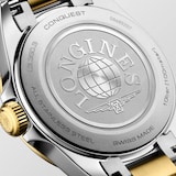 Longines HydroConquest Quartz 30mm Ladies Watch Bi-Colour White