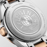 Longines Conquest Quartz 30mm Ladies Watch Bi-Colour White
