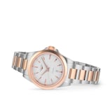 Longines Conquest Quartz 30mm Ladies Watch Bi-Colour White