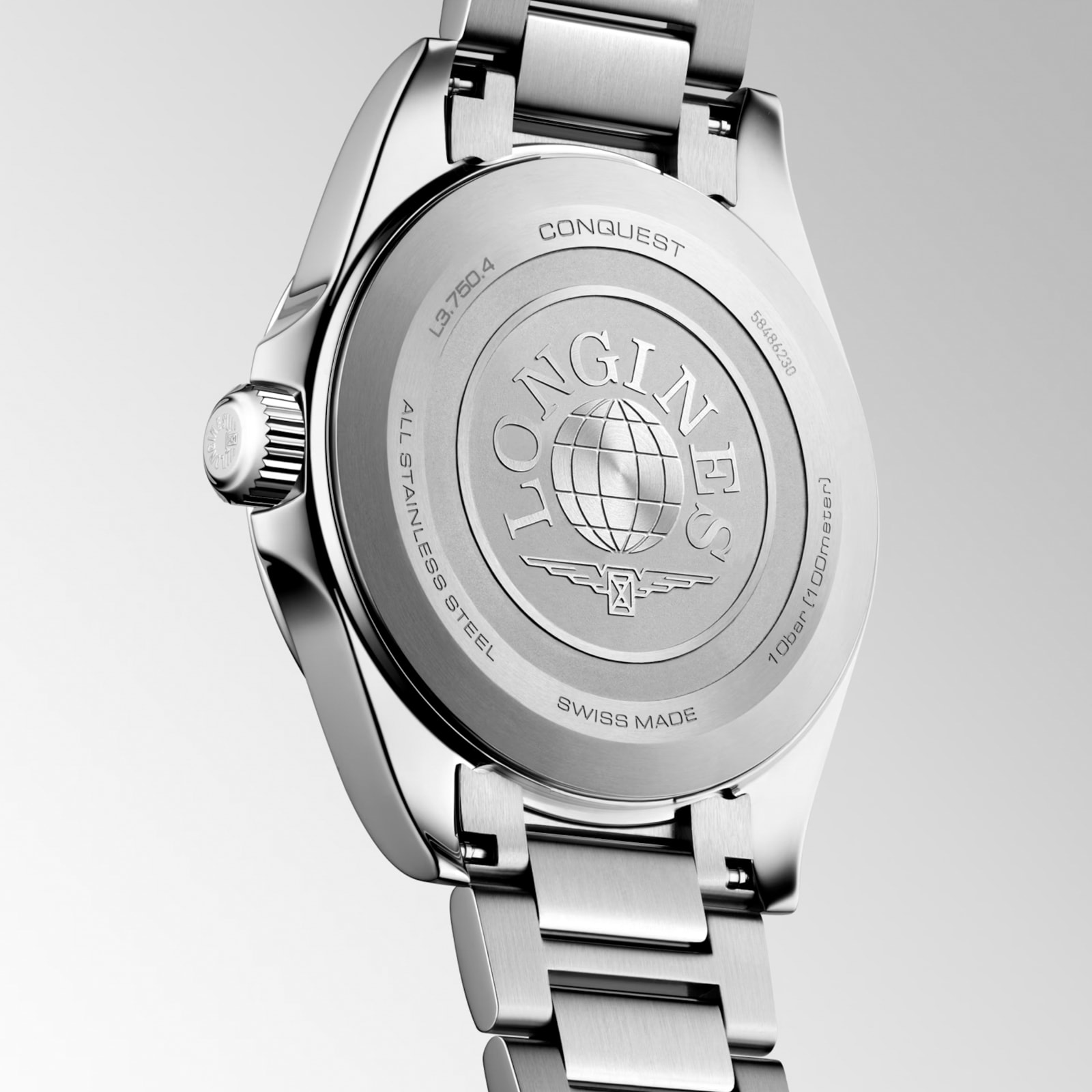 Longines Conquest 38mm Mens Watch White Longines Conquest 38mm Mens Watch White