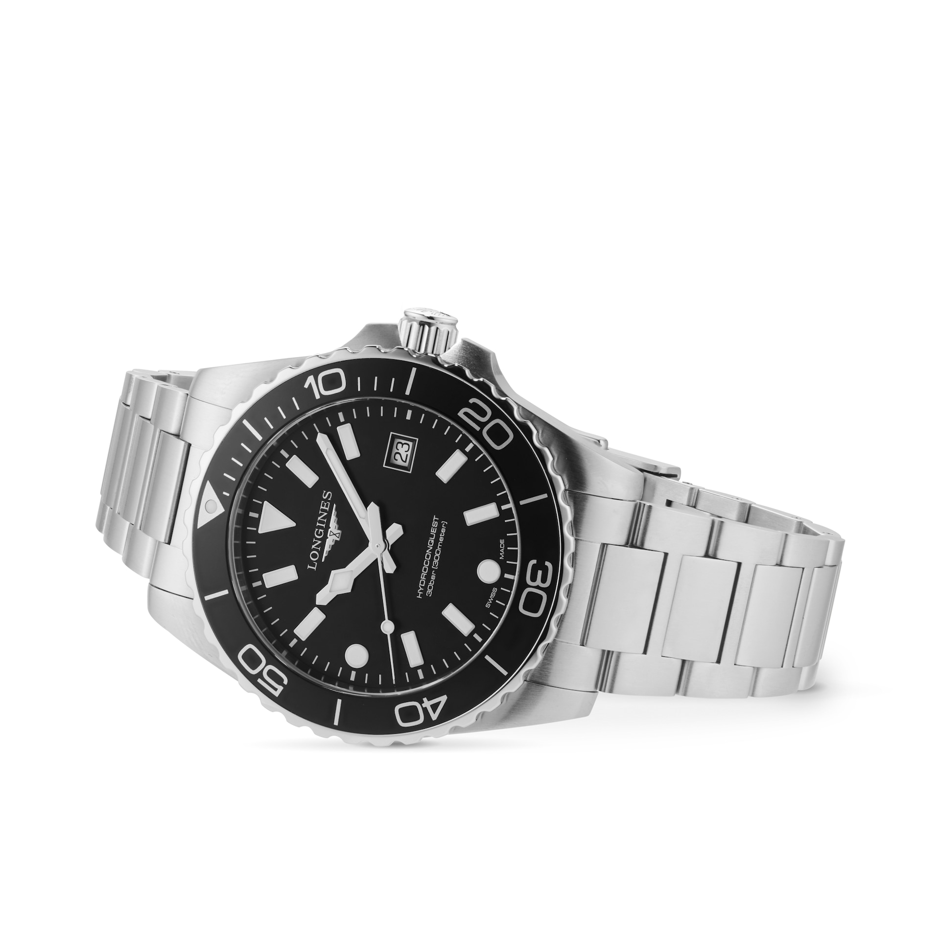 Longines HydroConquest Quartz 42mm Mens Watch Black Longines HydroConquest Quartz 42mm Mens Watch Black