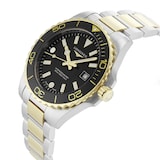 Longines HydroConquest Quartz 42mm Mens Watch Bi-Colour Black