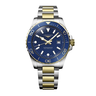 Longines HydroConquest Quartz 42mm Mens Watch Bi-Colour Blue Longines HydroConquest Quartz 42mm Mens Watch Bi-Colour Blue