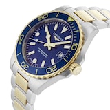 Longines HydroConquest Quartz 42mm Mens Watch Bi-Colour Blue