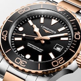 Longines HydroConquest Quartz 42mm Mens Watch Black