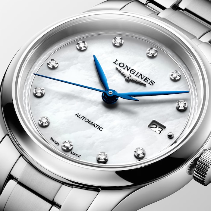 Longines Master Collection Automatic 30mm Ladies Watch Mother of Pearl