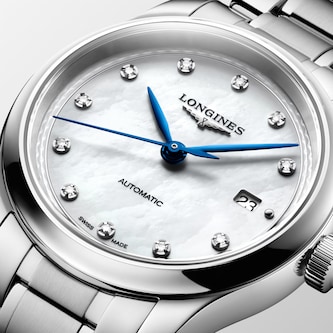 Longines Master Collection Automatic 30mm Ladies Watch Mother of Pearl