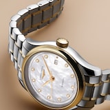 Longines Master Collection 30mm Ladies Watch Stainless Steel and 18ct Yellow Gold