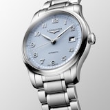 Longines Master Collection 39mm Mens Watch Light Blue Dial