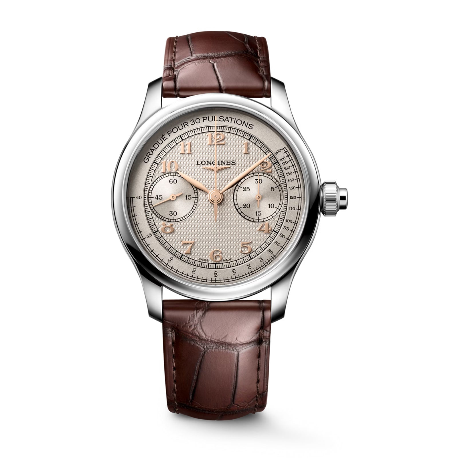 Longines Master Collection Chrono Monopusher 41mm Mens Watch Ivory Dial Longines Master Collection Chrono Monopusher 41mm Mens Watch Ivory Dial