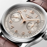 Longines Master Collection Chrono Monopusher 41mm Mens Watch Ivory Dial