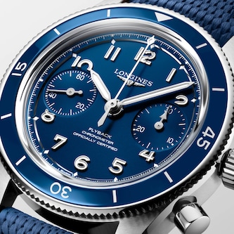 Longines Spirit Pilot Flyback 39.5mm Mens Watch Blue Longines Spirit Pilot Flyback 39.5mm Mens Watch Blue