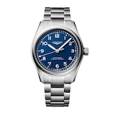 Longines Spirit Pilot 39mm Mens Watch Blue Stainless Steel