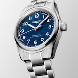Longines Spirit Pilot 39mm Mens Watch Blue Stainless Steel
