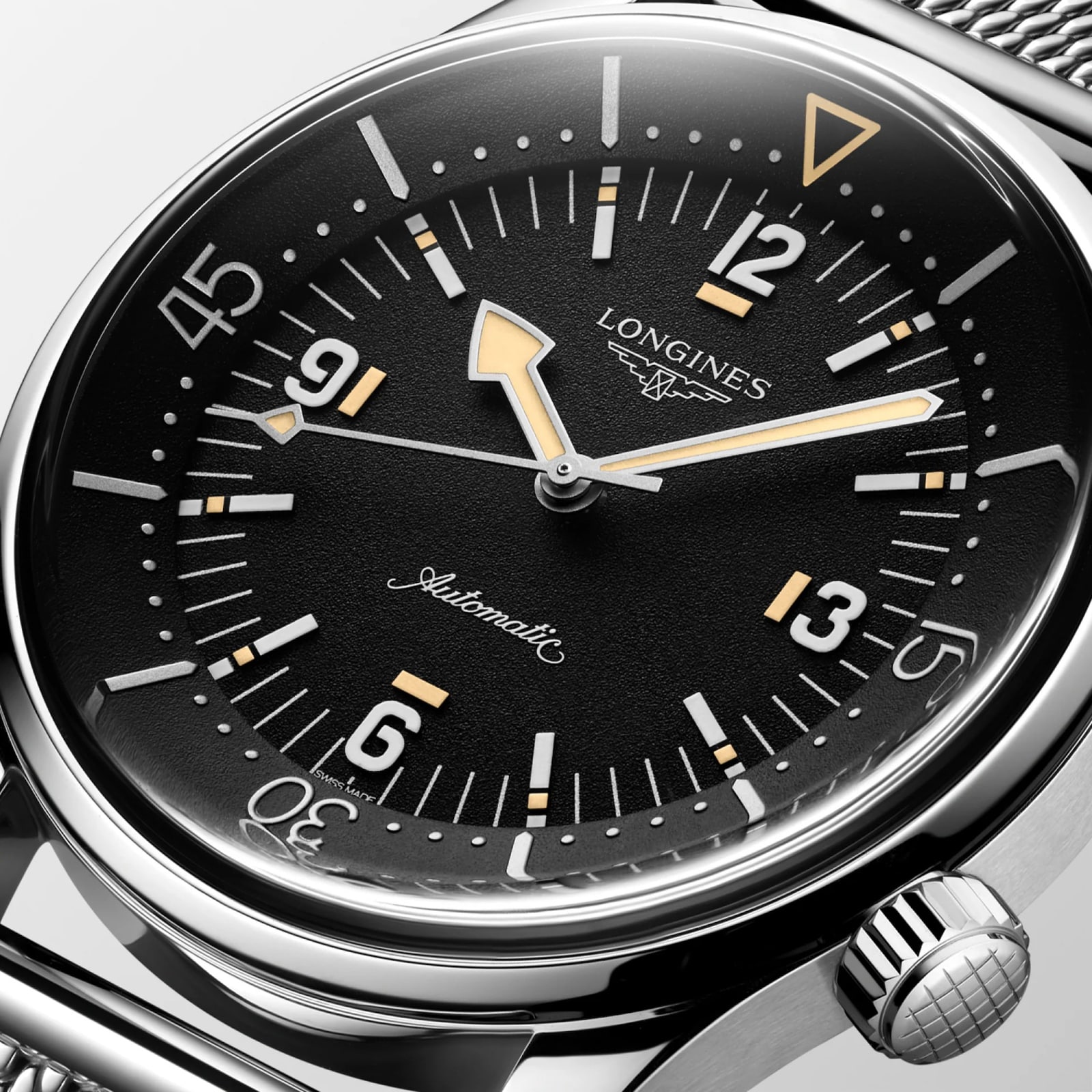 Longines Legend Diver 59 42mm Mens Watch Black