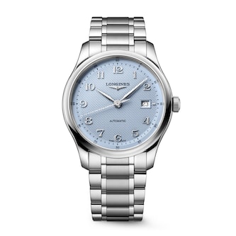 Longines Master Collection Automatic 40mm Mens Watch Ice Blue