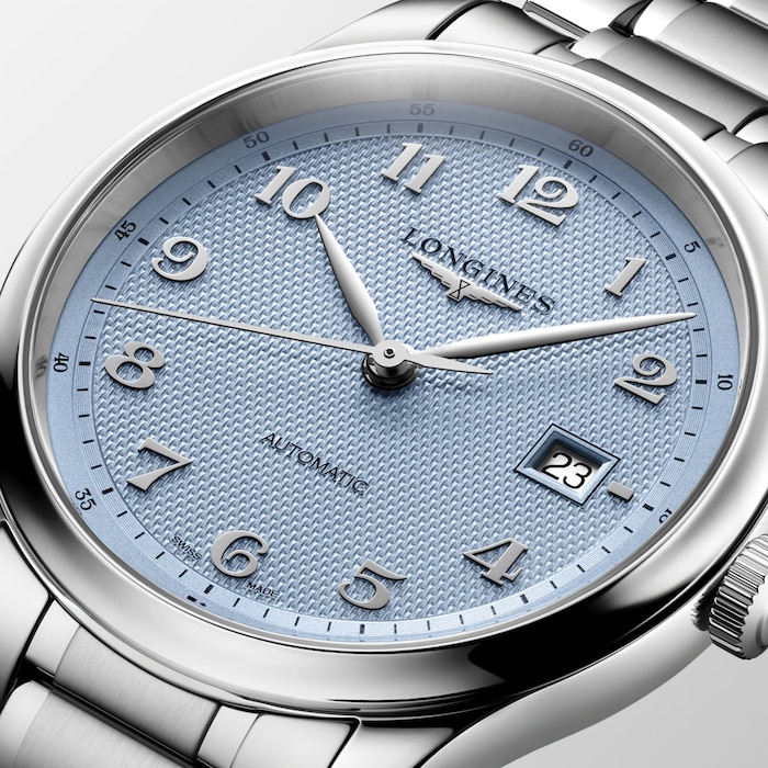 Longines Master Collection Automatic 40mm Mens Watch Ice Blue