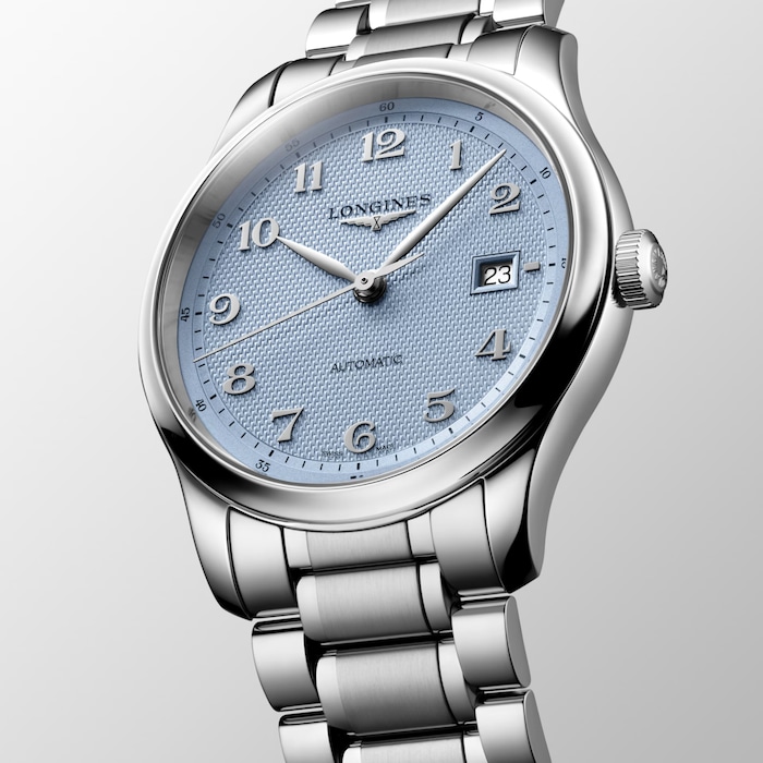 Longines Master Collection Automatic 40mm Mens Watch Ice Blue