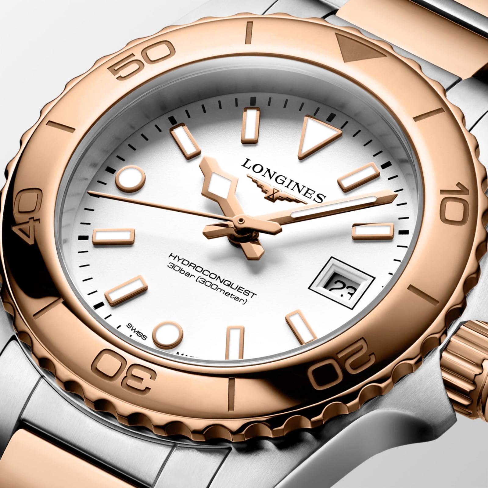 Longines HydroConquest 30mm Ladies Watch White Longines HydroConquest 30mm Ladies Watch White