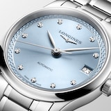 Longines Master Collection Automatic 34mm Ladies Watch Ice Blue