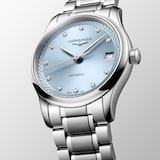Longines Master Collection Automatic 34mm Ladies Watch Ice Blue