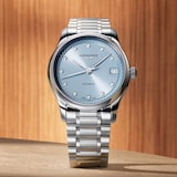 Longines Master Collection Automatic 34mm Ladies Watch Ice Blue