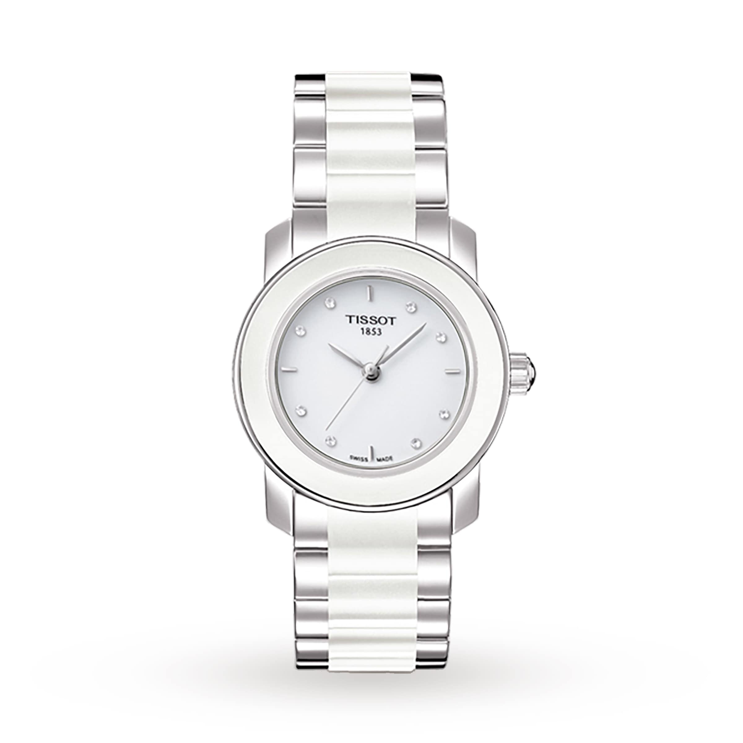 Tissot T Trend Cera 28mm Ladies Watch T0642102201600 Mappin and Webb