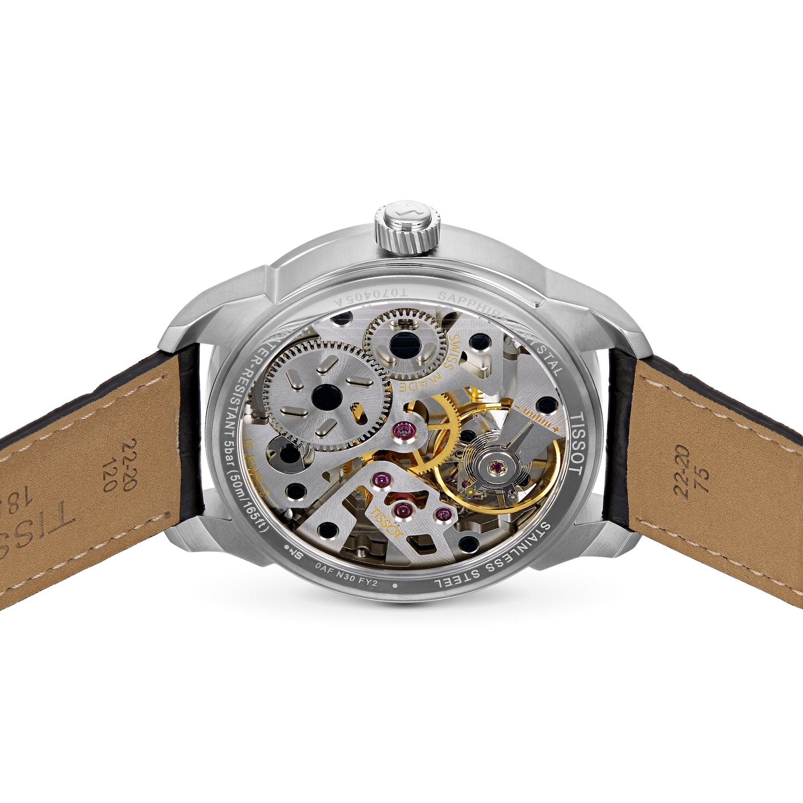 Tissot Skeleton 43mm Mens Watch T0704051641100 | Watches Of Switzerland UK