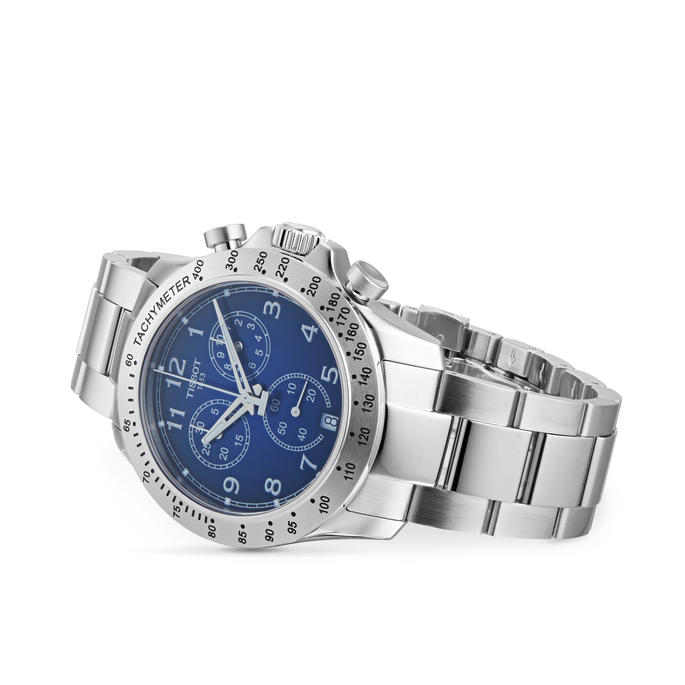 Tissot v8 quartz online chronograph blue